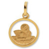 Médaille ange ajouré en or