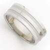 Bague homme en acier.