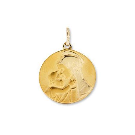 Médaille vièrge en or