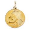 Médaille vièrge en or