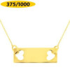 Collier en or coeurs