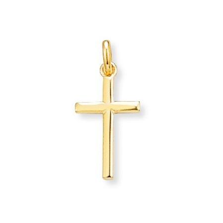Croix plaqué or - Bijouterieonline.com