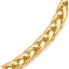 Collier plaqué or maille palmier.