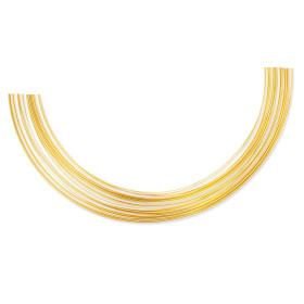 Collier plaqué or multifils de style africain - Bijouterieonline.com