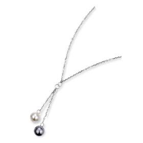 Collier en argent et perles. - Bijouterieonline.com