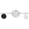 Bracelet en acier et céramique.