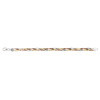 Bracelet en argent 3 tons, 3 rangs. - Bijouterieonline.com