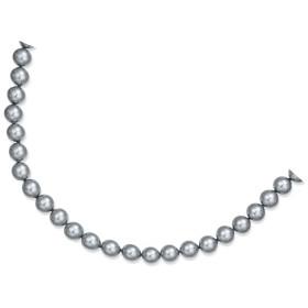 Collier plaqué or, perles de Majorque. - Bijouterieonline.com