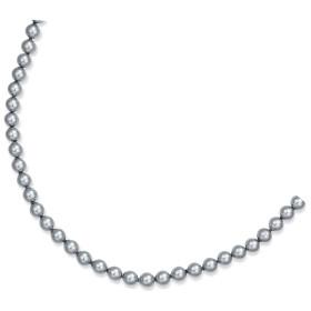 Collier plaqué or, perles de Majorque. - Bijouterieonline.com