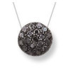 Collier boule en argent et oxyde de zirconium.