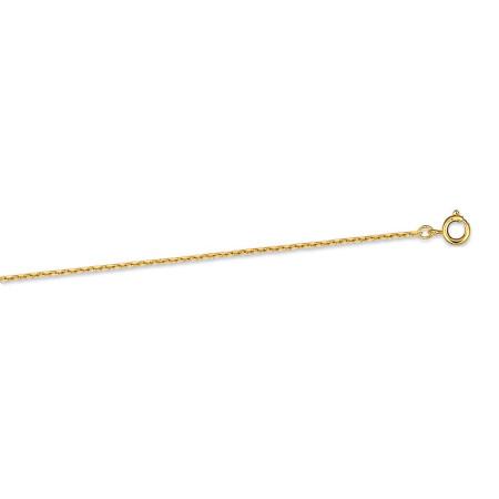 Chaîne forçat limée plaqué or. - Bijouterieonline.com