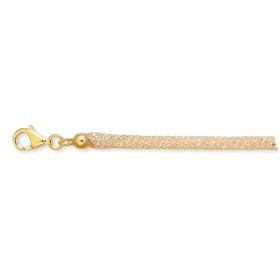 Bracelet en argent vermeil et oxyde de zirconium. - Bijouterieonline.com