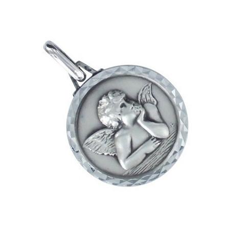 Médaille ange en argent.