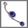 Piercing de nombril en argent