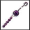Piercing de nombril en argent