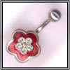 Piercing de nombril en argent