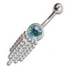 Piercing de nombril en argent