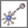 Piercing de nombril en argent