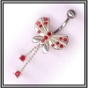 Piercing de nombril en argent
