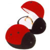 Ecrin en forme de coccinelle.