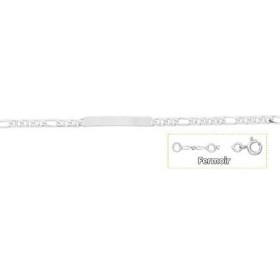 Bracelet gourmette bébé en argent. - Bijouterieonline.com