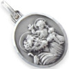 Médaille Saint Christophe en argent.