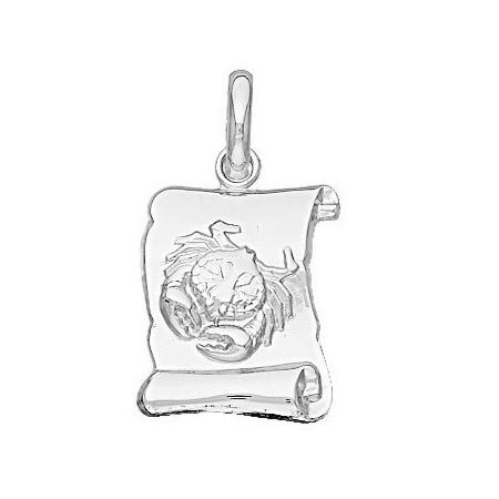 Pendentif zodiaque Cancer en argent.