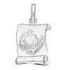 Pendentif zodiaque Cancer en argent.