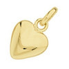 Pendentif coeur plaqué or.