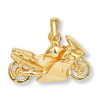 Pendentif moto plaqué or