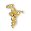 Pendentif angelot plaqué or