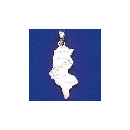 Pendentif Tunisie en argent