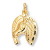 Pendentif fer à cheval plaqué or