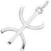 Pendentif croix kabyle en argent