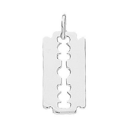 Pendentif lame de rasoir. - Bijouterieonline.com