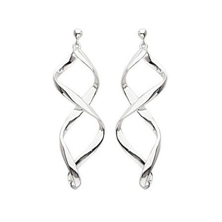 Boucles d'oreilles en argent.