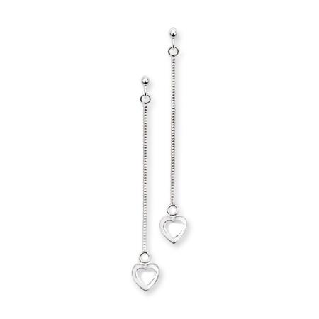 Boucles d'oreilles en argent.