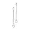 Boucles d'oreilles en argent.