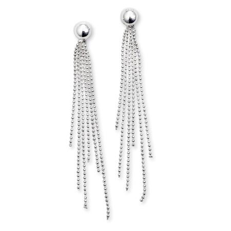 Boucles d'oreilles en argent.