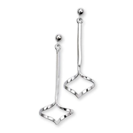 Boucles d'oreilles en argent.