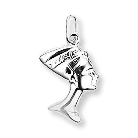 Pendentif nefertiti en argent.