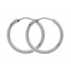 Créoles en argent de 20mm.
