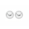 Clous d'oreilles boules de 5mm en argent.