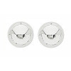 Clous d'oreilles boules de 8mm en argent.