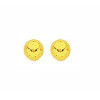 Clous d'oreilles plaqué or avec boules de 3 mm