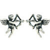 Clous d'oreilles cupidons.