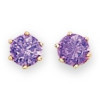 Boucles doreilles plaqué or et oxyde de zirconium.