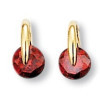 Boucles doreilles plaqué or et oxyde de zirconium.