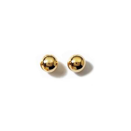 Clous d\'oreilles plaqué or avec boules de 2 mm - Bijouterieonline.com