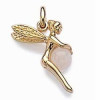 Pendentif elfe plaqué or